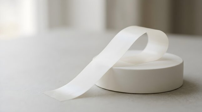 Bio adhesive tape on pedestal for modern remote patient monitoring and telemedicine clinical