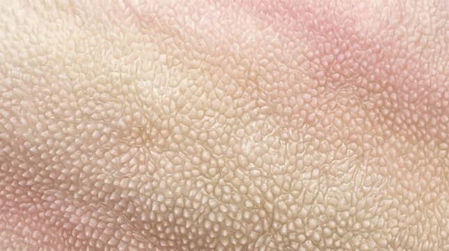 Close-up view of a human skin texture showing pores and subtle pink undertones.