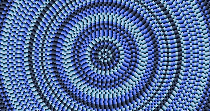 Abstract rotating circle: 4K, loop animation