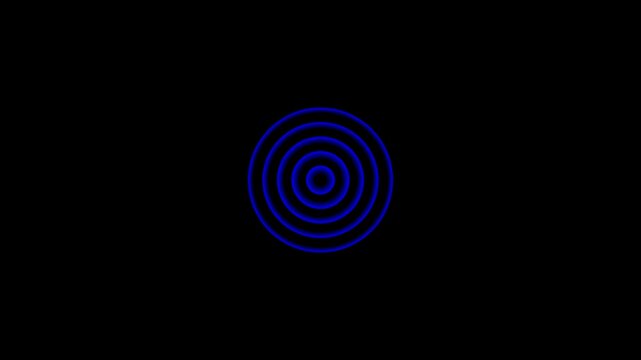 Black concentric circle set. Sonar or sound wave ring collection. Dotted and linear epicentre, target, radar icon concept. Sensor waves vector illustration on white isolated background