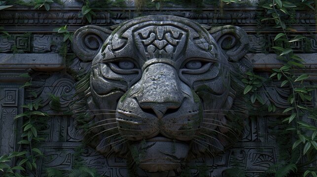A view of a tiger in its habitat