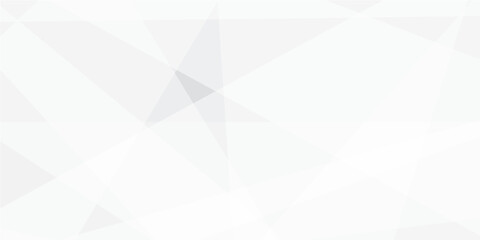 Obraz premium Abstract white and gray triangle geometric paper texture design this design are uses for style concept for banner, flyer, card, or brochure cover etc and quality full shape design .