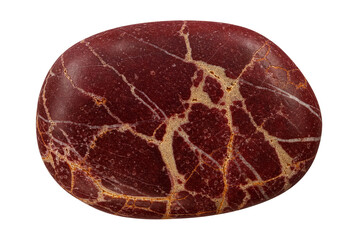 Dark red aged pebble stone element © ritz