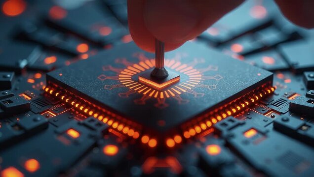 Demonstrating Precision in Circuit Board Repair Techniques