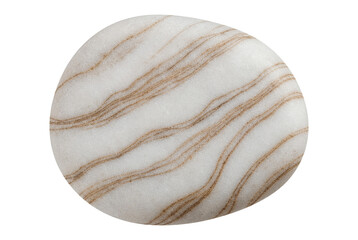 Patterned white pebble beach stone element © ritz