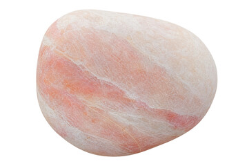 Patterned aged white pebble stone element © ritz