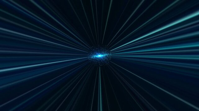 blue light burst