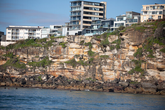 Modern Coastal Apartments Overlook Rocky Cliffs