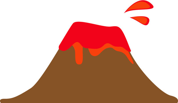 volcano eruption icon