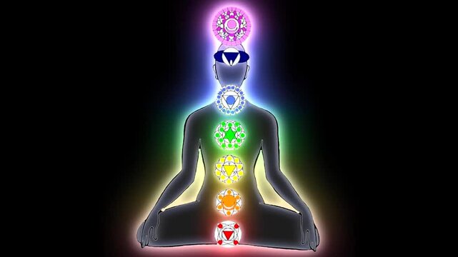human body in a yoga position