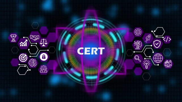  Coaching mentoring education business CERT  E-learning concept. Business, Technology, Internet and network concept.4k video 