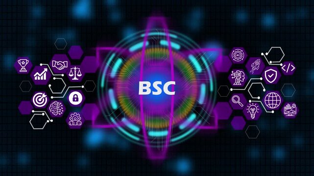  Coaching mentoring education business BSE E-learning concept. Business, Technology, Internet and network concept.4k video 