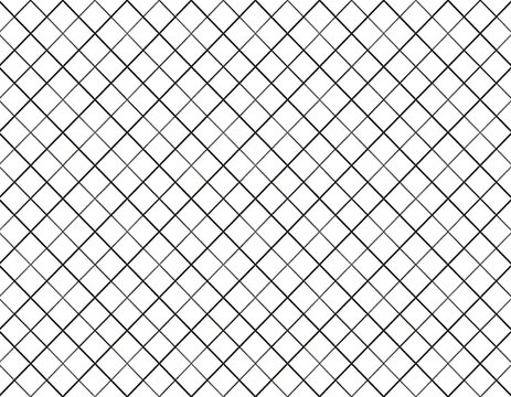 A geometric pattern is featured, comprising a grid of interconnected diagonal lines forming a symmetrical diamond arrangement. It is minimalist and abstract