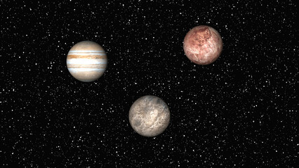 Celestial bodies: jupiter features a modern layout. This celestial bodies: jupiter represents network data security. Abstract celestial bodies: jupiter design. © BIJLI