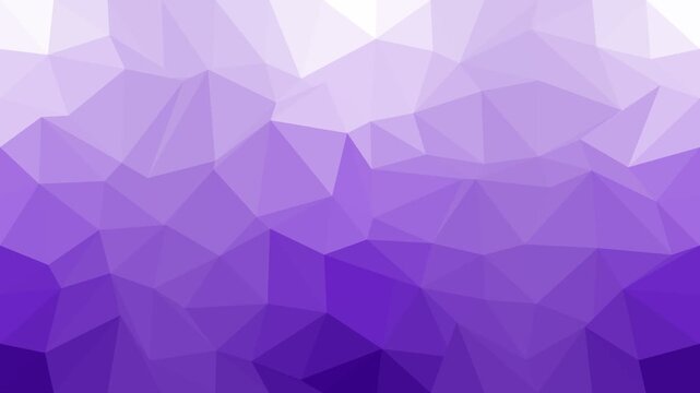 Geometric abstract background in shades of purple and white with a low-poly design