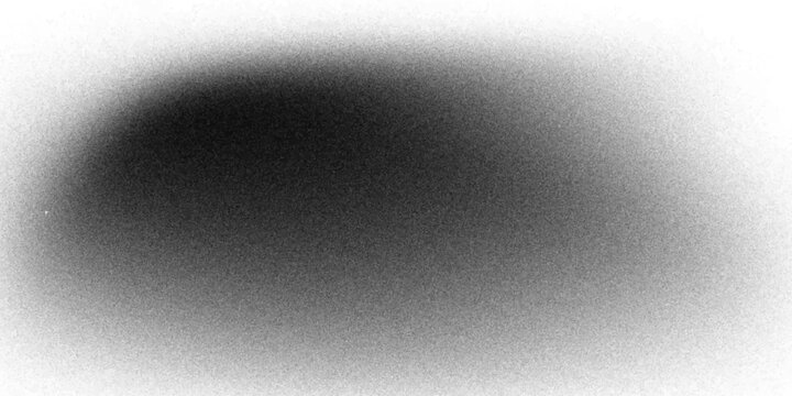 Dotwork gradient pattern vector background. Black noise stipple dots. Sand grain effect. Black dots grunge banner. Abstract noise dotwork pattern. Gradient circles. Stochastic dotted vector background