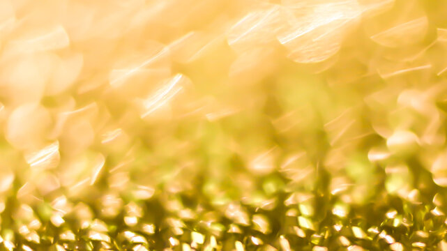 texture background Gold spring or summer, Christmas Glittering background.Holiday abstract texture