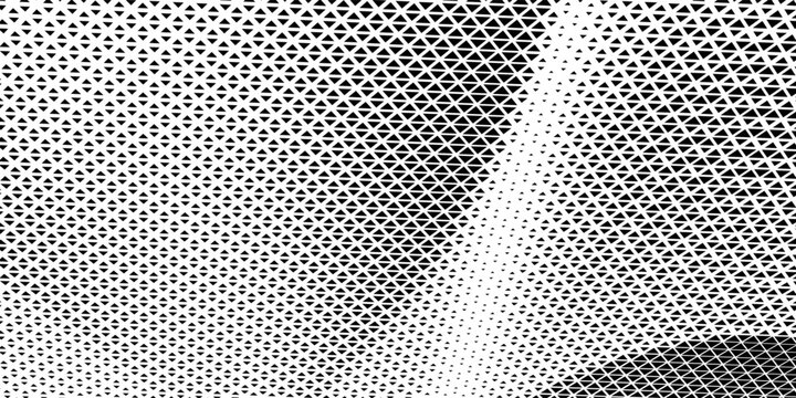 Abstract Black and White Geometric Triangle Mesh Background with Modern Minimal Vector Pattern Art.
