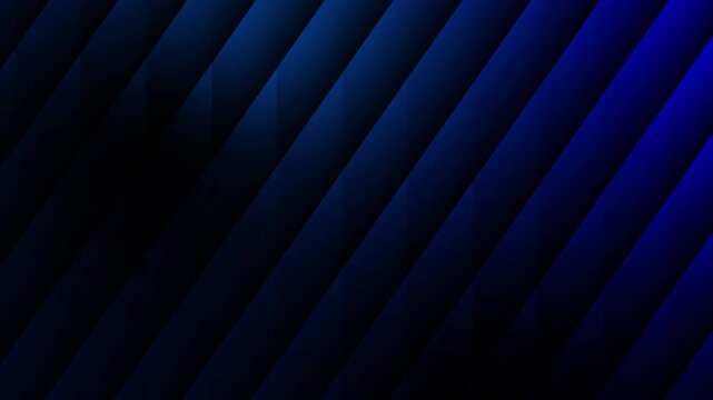 4k looping video dark blue abstract light lines curtain glass gradient effect on a black dynamic striped background atmospheric futuristic pattern liquid glow soft waves layers luminos design