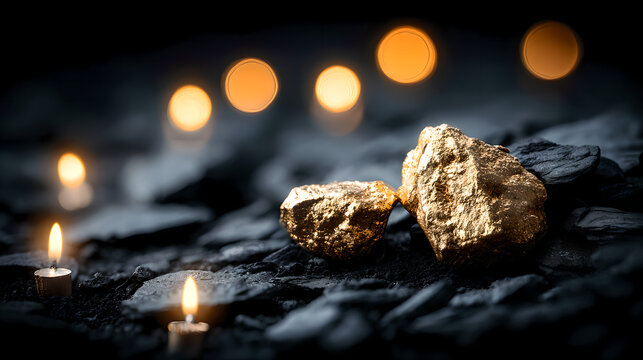 Close up of copper ore raw material,with the ore placed on top of black shale, subtle metallic reflection, emphasizing advanced energy storage materials and strategic mineral significance