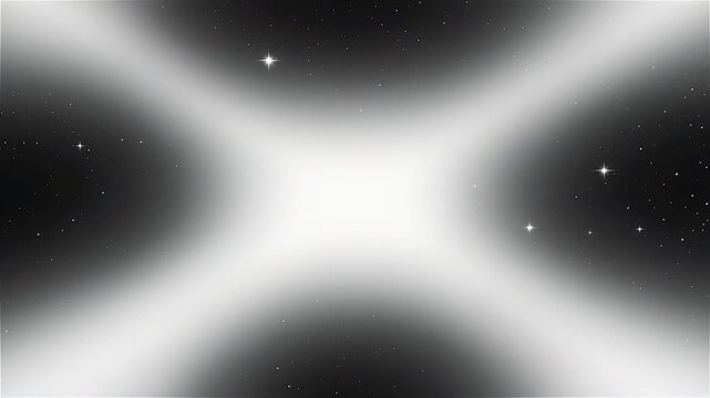 Minimalist 3D architectural rendering of abstract white geometric shapes converging in soft moody shadows.