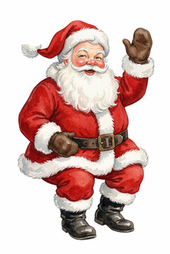 Classic Smiling Santa
