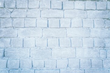 Obraz premium blue brick wall