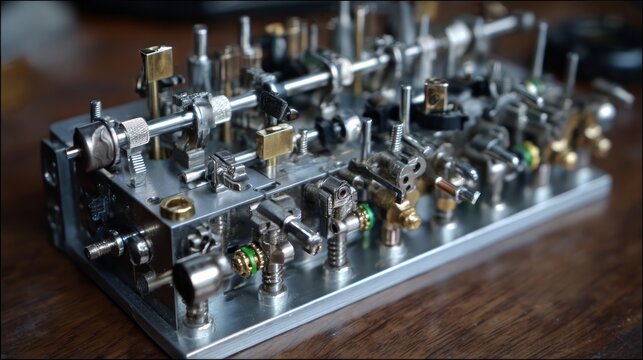 Professional key duplication machine cutting a new metal key in a locksmith workshop, precision key cutting equipment for home, office, commercial security, lock repair, access control, and modern loc