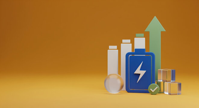Battery capacity expansion for longer runtime and dependable charging, showing rising power reserves, successful energy management and sustained availability for home, transport and backup systems