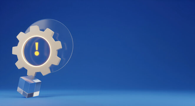 System alert and maintenance warning signal an urgent technical issue, helping teams communicate service interruption, equipment failure and the need for immediate troubleshooting, repair and support