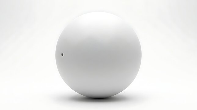 Single white egg on surface.
