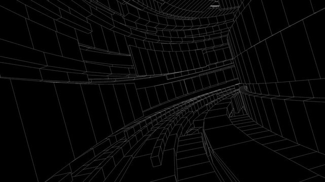 Background with Rotating White Lines