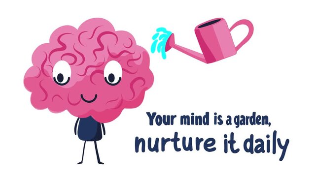 animation growing brain garden featuring your mind is a garden nurture it daily