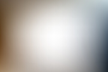 Naklejka premium Abstract warm brown and cool blue blurred gradient light background