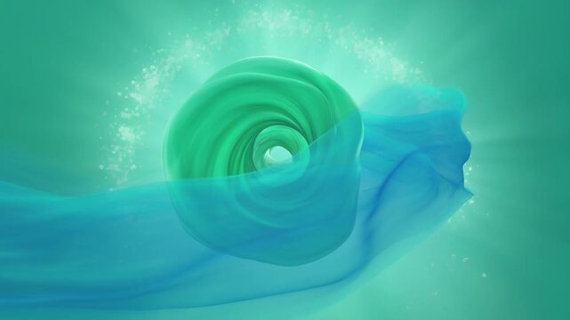 Abstract medical motion backgrounds featuring robotic surgical instruments, the classic caduceus symbol, and morphing cellular fluid shapes. Perfect for healthcare, science, and tech visuals.