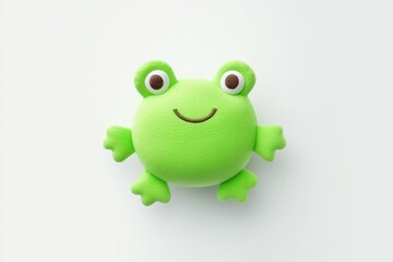 Fototapeta premium Frog toy amphibian cartoon.