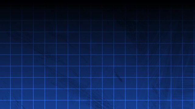 Abstract white grid pattern on blue texture background seamless loop