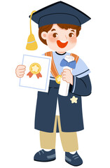 Cute Graduation boy