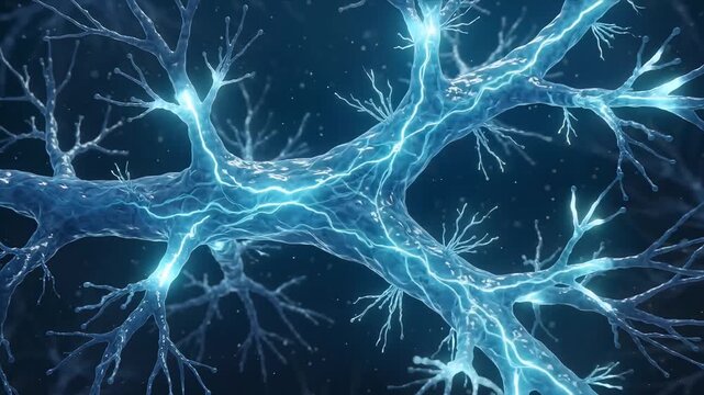 Neural axon resting branch and bioelectric dendritic cellular network