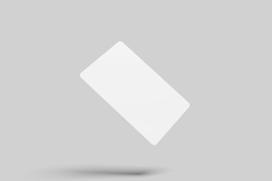 Blank Credit Card Mockup - 3D Illustration