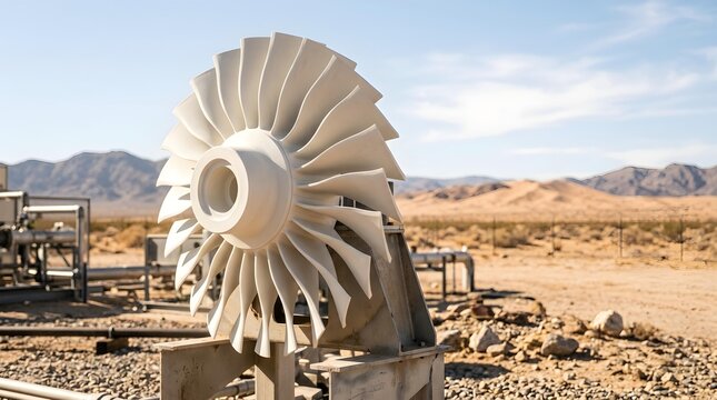 Dac fan rotor idle desert creative modern concept design for everyday lifestyle beautiful style