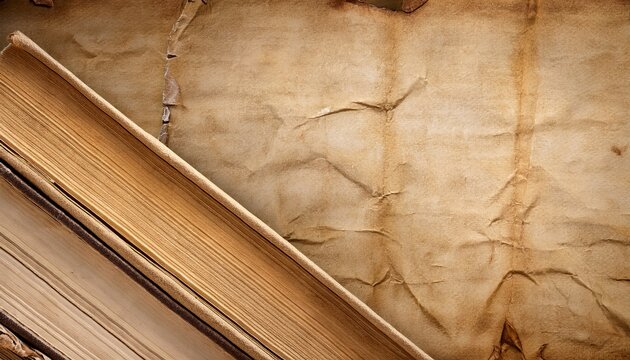 Pages Of Old Manuscript Paper Texture Background
