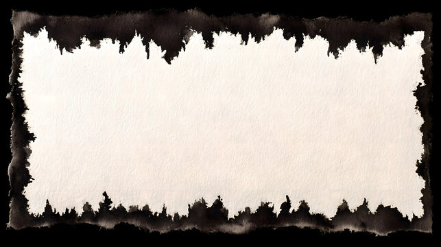 overpainting. A pure white canvas with a single black ink stain spreading organically at the edges. wellbeing guides.
