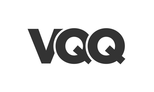 VQQ logo design template with strong and modern bold text. Initial based vector logotype featuring simple and minimal typography. Trendy company identity.