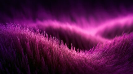 Fototapeta premium Abstract Waves of Purple Lavender Blossoms