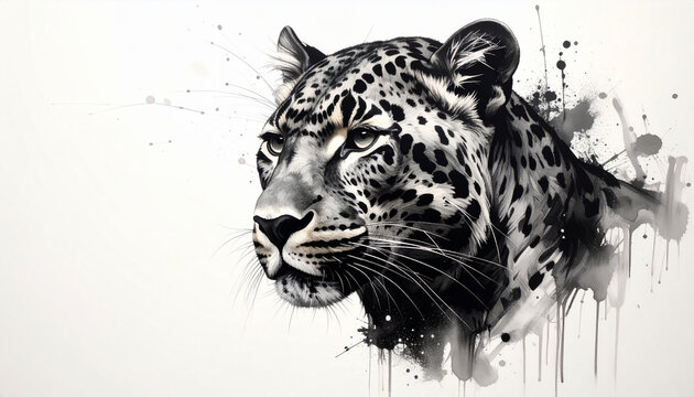 Leopard illustration artistic