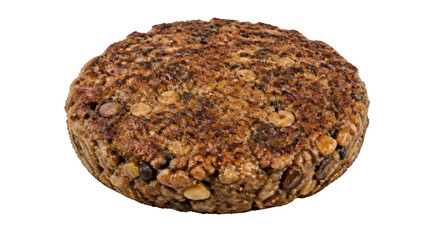 Fototapeta premium Burger Patty Isolated on Transparent Background