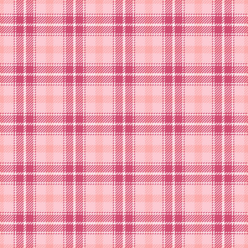 Fiber textile tartan seamless, multicultural pattern vector plaid. Scrapbook fabric check texture background in red and light colors.
