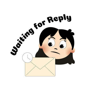 Waiting for Reply Sticker | Cute Programmer Email Response IT Cartoon
