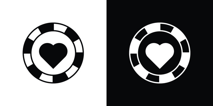 Poker chip icon
